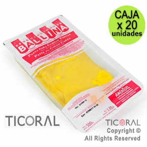 COBERTURA P/TORTA 1/2K COLOR AMARILLO BALLINA 20 x 1